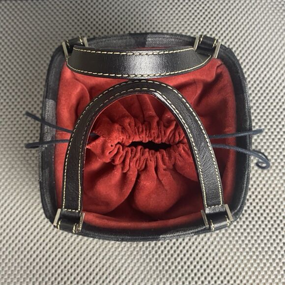 Kate Spade New York Bag Womens Small Black Gray Square Cube Bucket Bag Rare - Picture 6 of 16